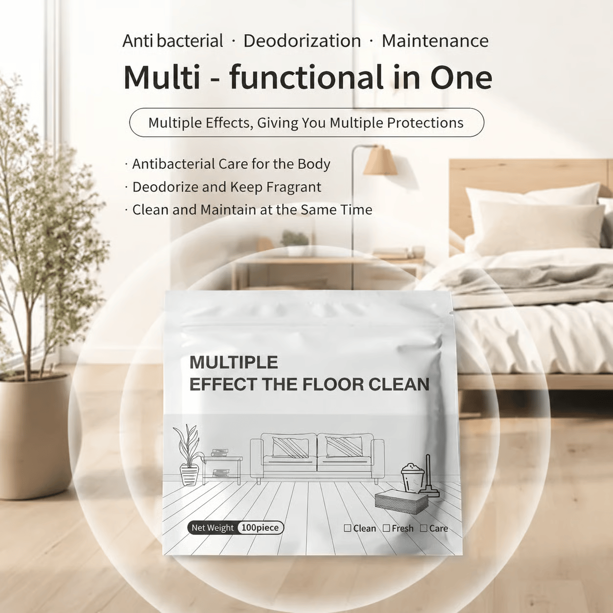 🔥Last Day 49% OFF🦠Multi-Surface Antibacterial Cleaner for Hardwood, Tile & Laminate🏡