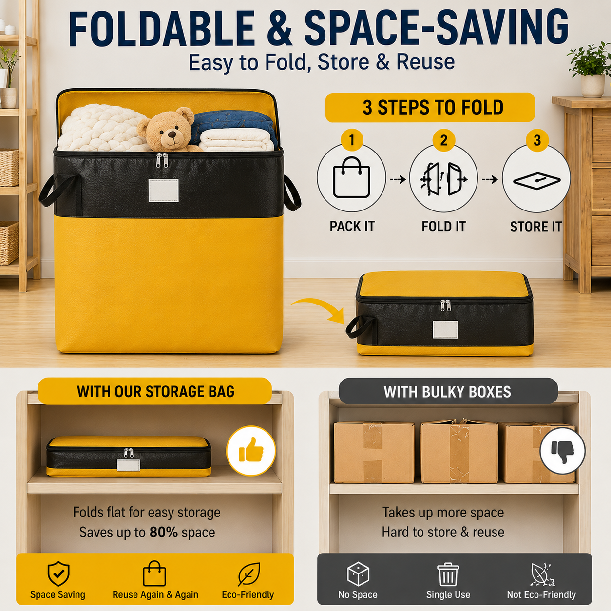 📦 Extra-Large Heavy-Duty Storage Bag 🔥