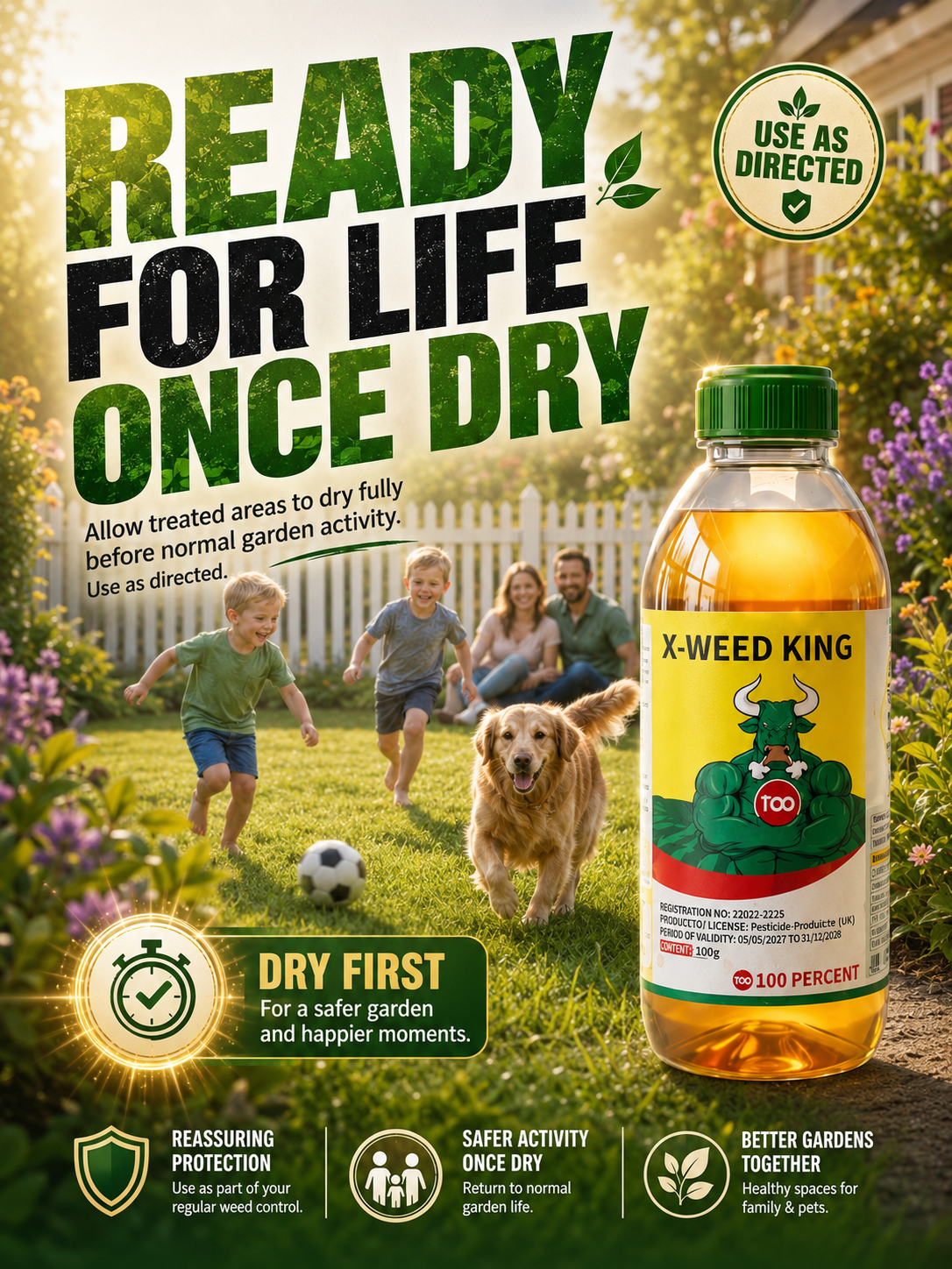 [Copy]Herbicide and root rot control agent | 3-Hour Fast Acting Root Destroyer | 100%Plant Safe