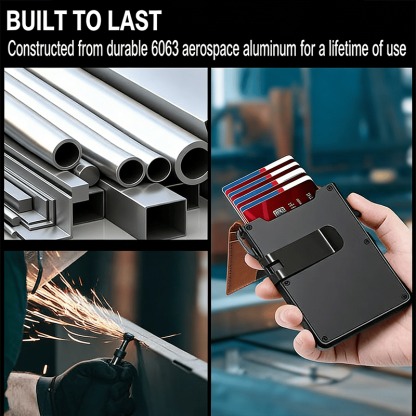 🎁 The perfect gift for your husband or father – the ultimate smart pop-up wallet: slim, secure, and RFID-blocking