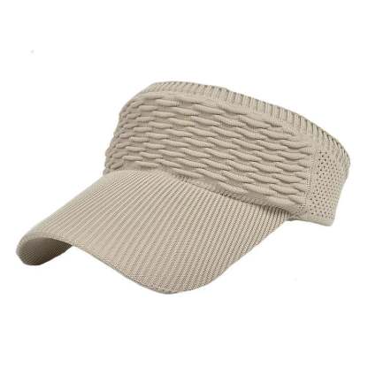 👒 Women's High Ponytail Sun Visor Hat – Breathable Open-Top UV Protection Cap for Running, Beach & Travel