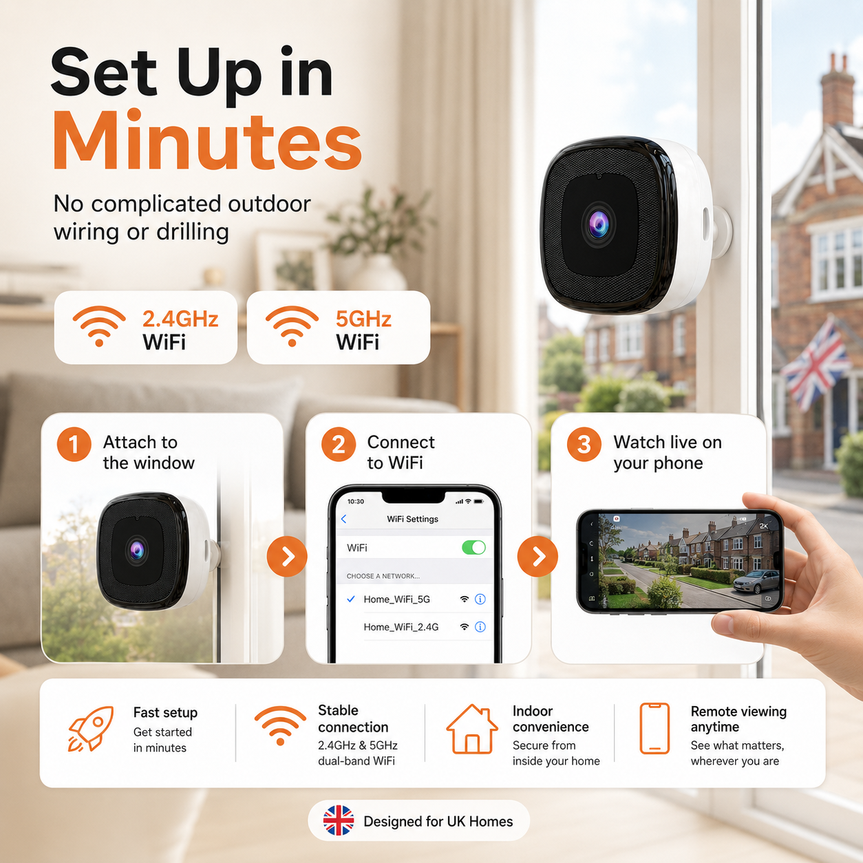 Last Day Promotion!🔥 Crystal-clear security 2K camera 🎥 Color Night Vision 🌙 24/7 Recording & Smart Alerts 🚨 Easy Install! 🔒