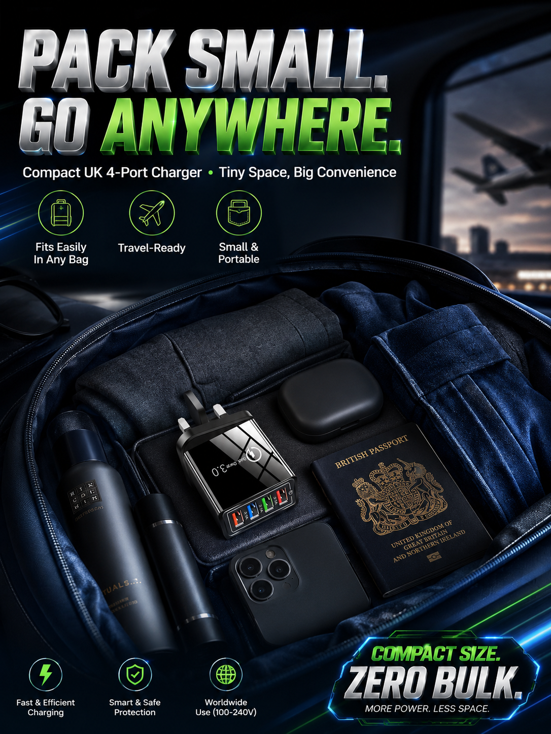[Copy]【Improve Your Phone's Battery Life】⚡4-in-1 Travel Charger🚀 Make your 4-year-old smartphone charge faster than a new one