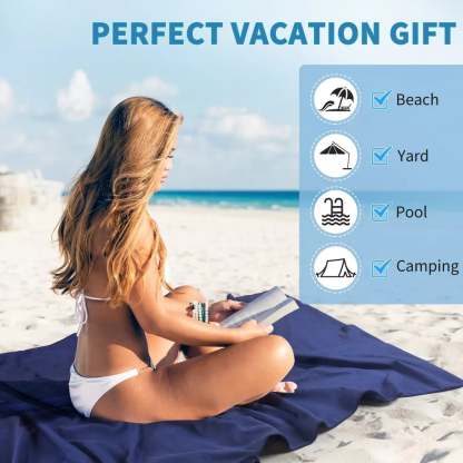 🔥Last Day 50% OFF - Sun Lounger Towel in Bag with Pockets Storage
