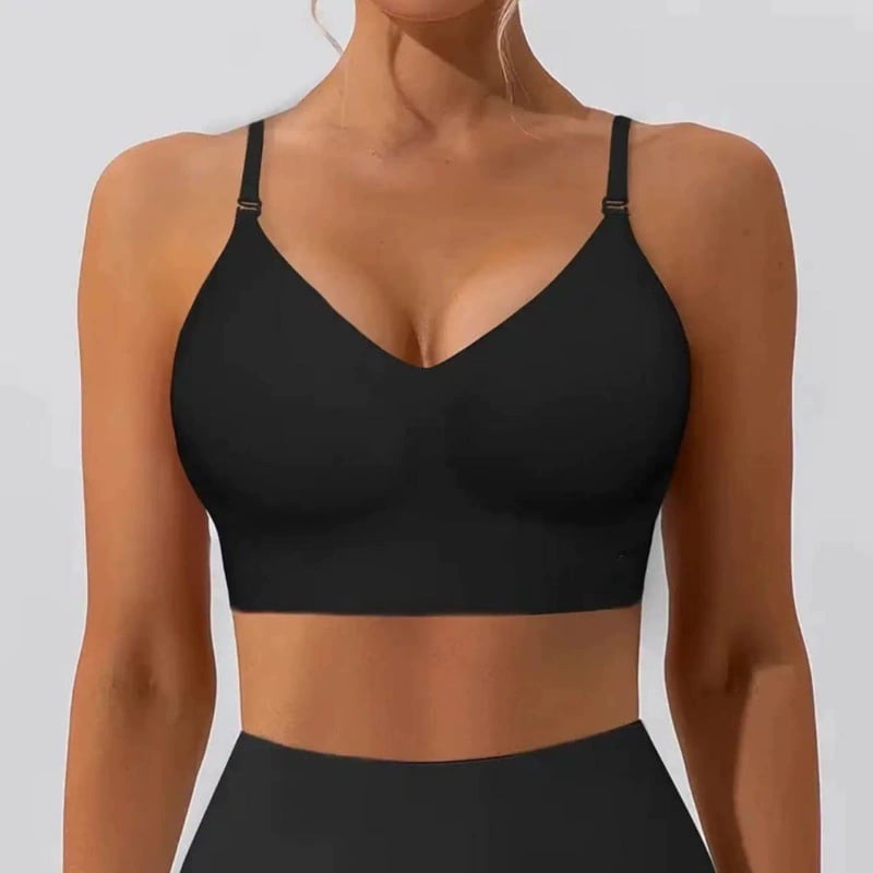 🌓Last Day 49% OFF-🔥Women's Solid Color Wireless Backless Bra