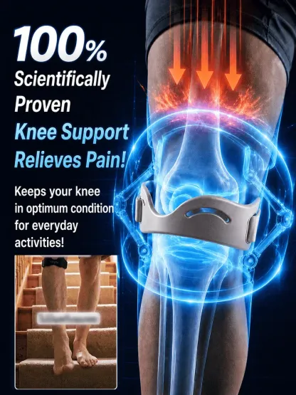 👩‍⚕️【Developed collaboratively by over 30 top orthopedic surgeons in the United States.】Lightweight Bionic Patella Stabilizer，Like a strong artificial ligament, it instantly lifts the exoskeleton, and pain disappears instantly!