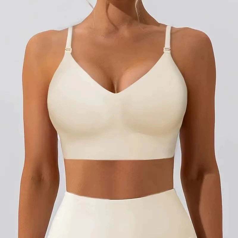 🌓Last Day 49% OFF-🔥Women's Solid Color Wireless Backless Bra