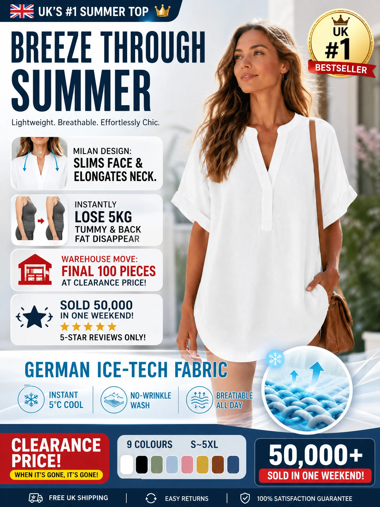 ⏰️Only Last 100 In Stock💕 Milan Design: Slims Face & Elongates Neck👕Instantly Lose 5kg: Tummy & Back Fat Disappear