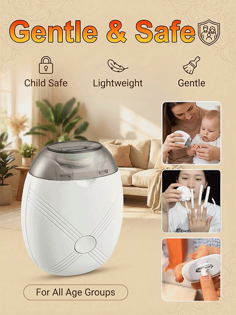 🔥【Safer Than Clippers】NailGlow™ Electric Nail Smoother - Salon-Perfect Nails in Just 3 Minutes!10-Year Warranty for Peace of Mind!