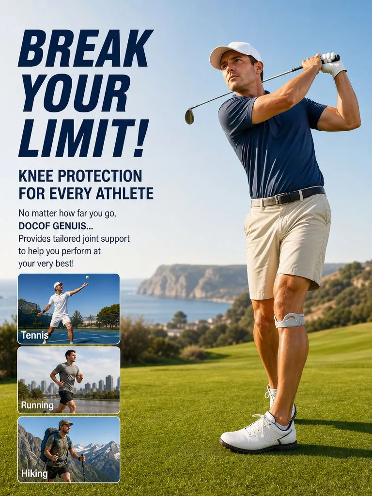 👩‍⚕️【Developed collaboratively by over 30 top orthopedic surgeons in the United States.】Lightweight Bionic Patella Stabilizer，Like a strong artificial ligament, it instantly lifts the exoskeleton, and pain disappears instantly!