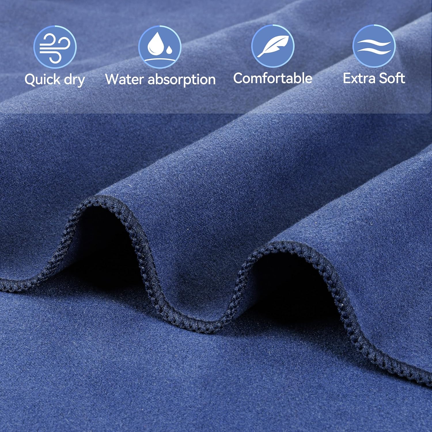 🔥Last Day 50% OFF - Sun Lounger Towel in Bag with Pockets Storage