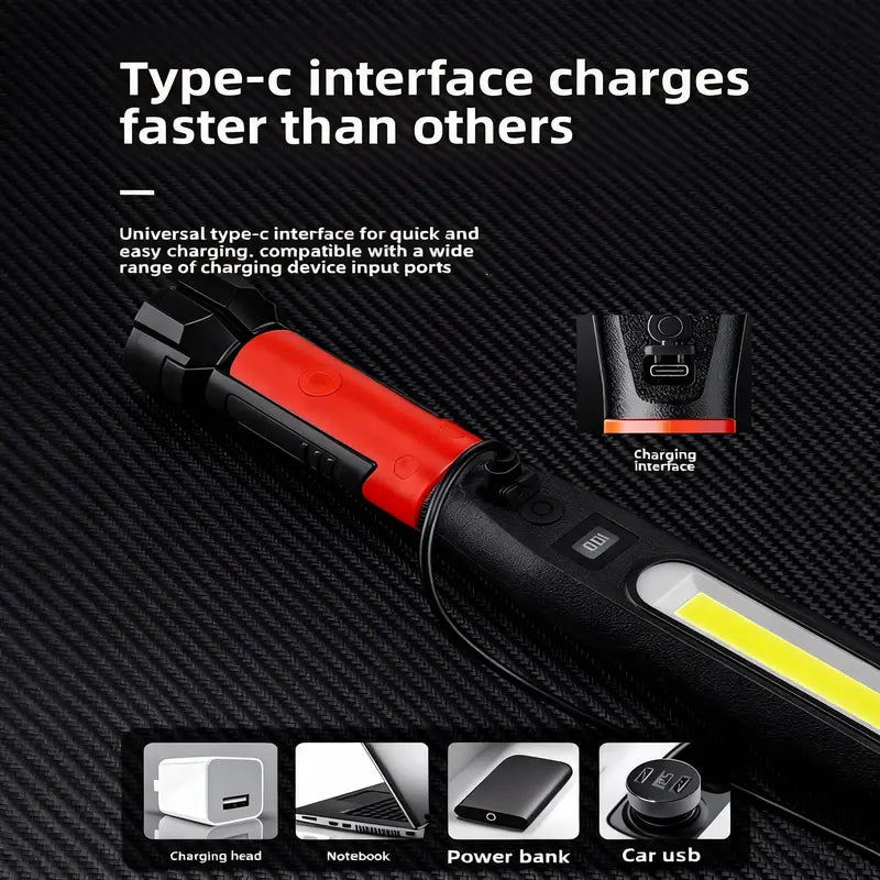Professional Mechanic Work Light - Hands-Free Under Hood Auto Repair Lamp