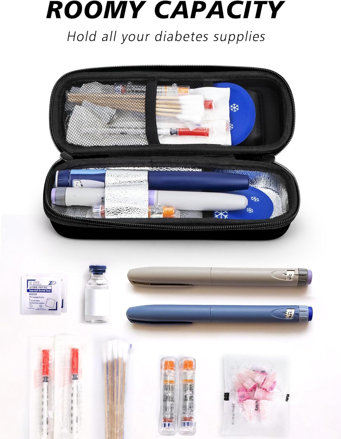 ⏰Final 3 Hours: 50% 🎉🔥Insulin Cooler Travel Case with Temperature Display