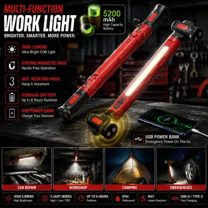 Best Father's Day Gift 🔥 Multi-Function MagneticSwivel Work Light