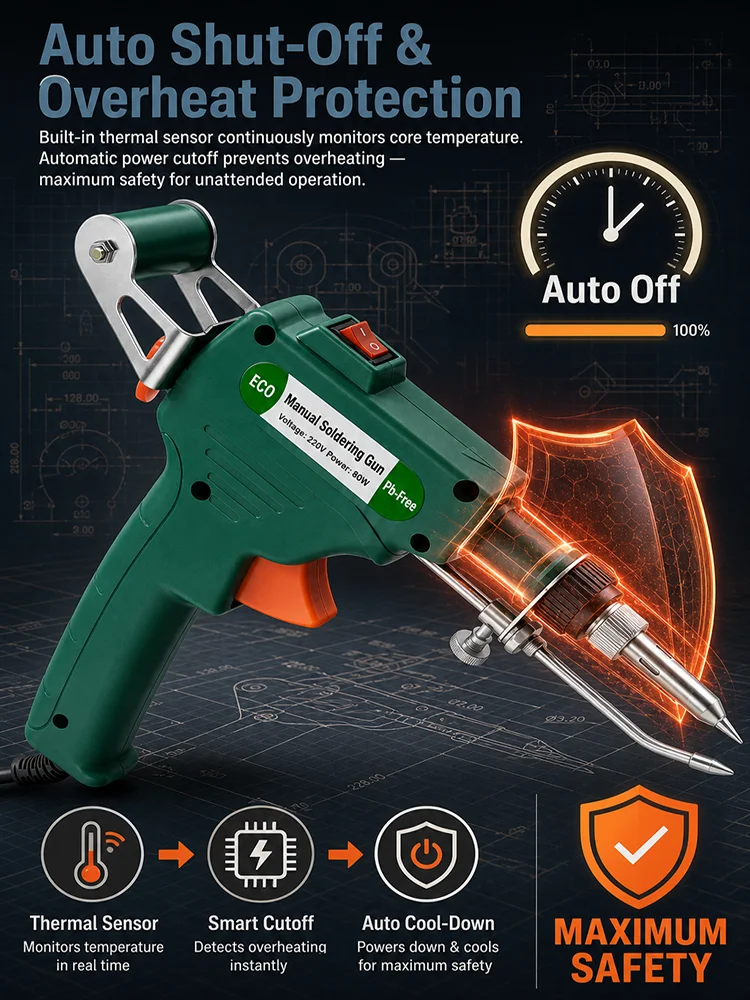 🔥 HEATS FAST. MELTS SOLDER FAST. GETS REPAIRS DONE BEFORE OLD IRONS EVEN WARM UP! ⚡ The High-Power Internal-Heating Soldering Gun Built for Rapid Heat-Up, Powerful Heat Transfer and Serious Repair Work — No More Waiting, Weak Heating or Frustrating Cold 