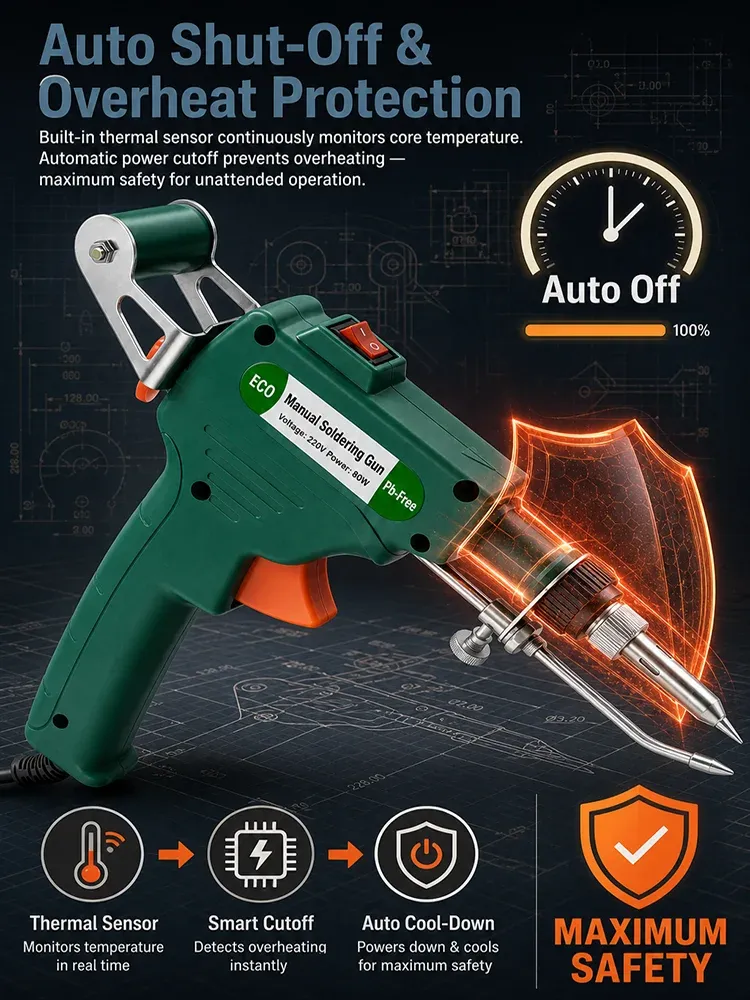 🔥 HEATS FAST. MELTS SOLDER FAST. GETS REPAIRS DONE BEFORE OLD IRONS EVEN WARM UP! ⚡ The High-Power Internal-Heating Soldering Gun Built for Rapid Heat-Up, Powerful Heat Transfer and Serious Repair Work — No More Waiting, Weak Heating or Frustrating Cold 