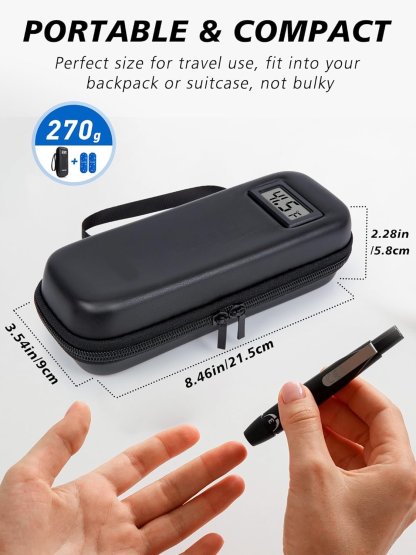 ⏰Final 3 Hours: 50% 🎉🔥Insulin Cooler Travel Case with Temperature Display