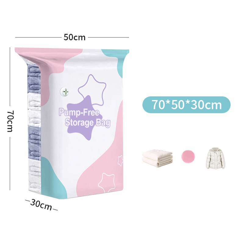 Vacuum Compression Bag Without Air Extraction
