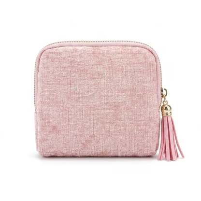 Jewelry zippered pocket case Travel Jewelry Bag Portable Organizer
