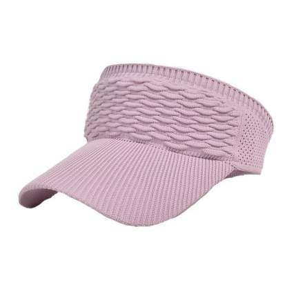 👒 Women's High Ponytail Sun Visor Hat – Breathable Open-Top UV Protection Cap for Running, Beach & Travel