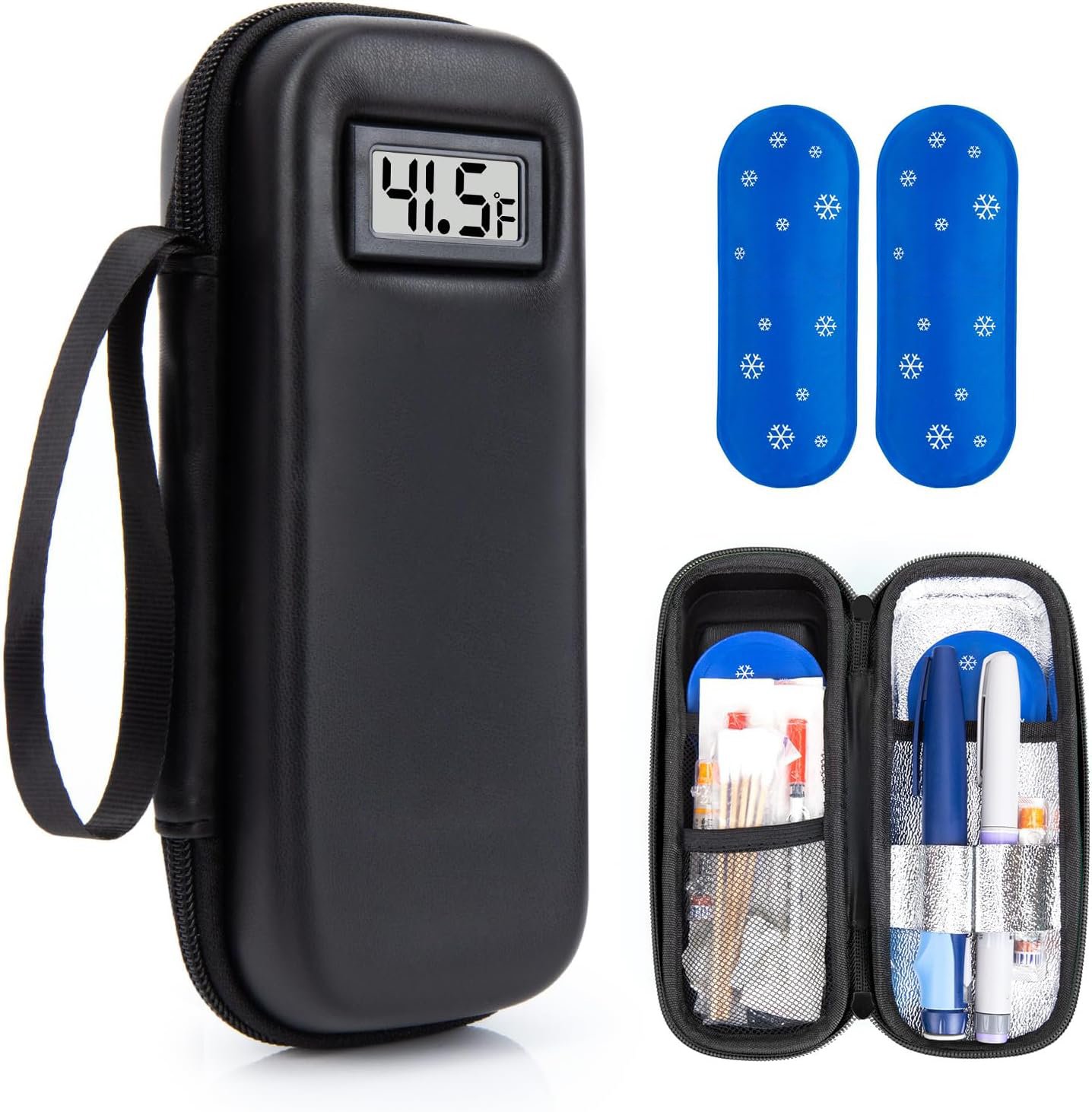 ⏰Final 3 Hours: 50% 🎉🔥Insulin Cooler Travel Case with Temperature Display