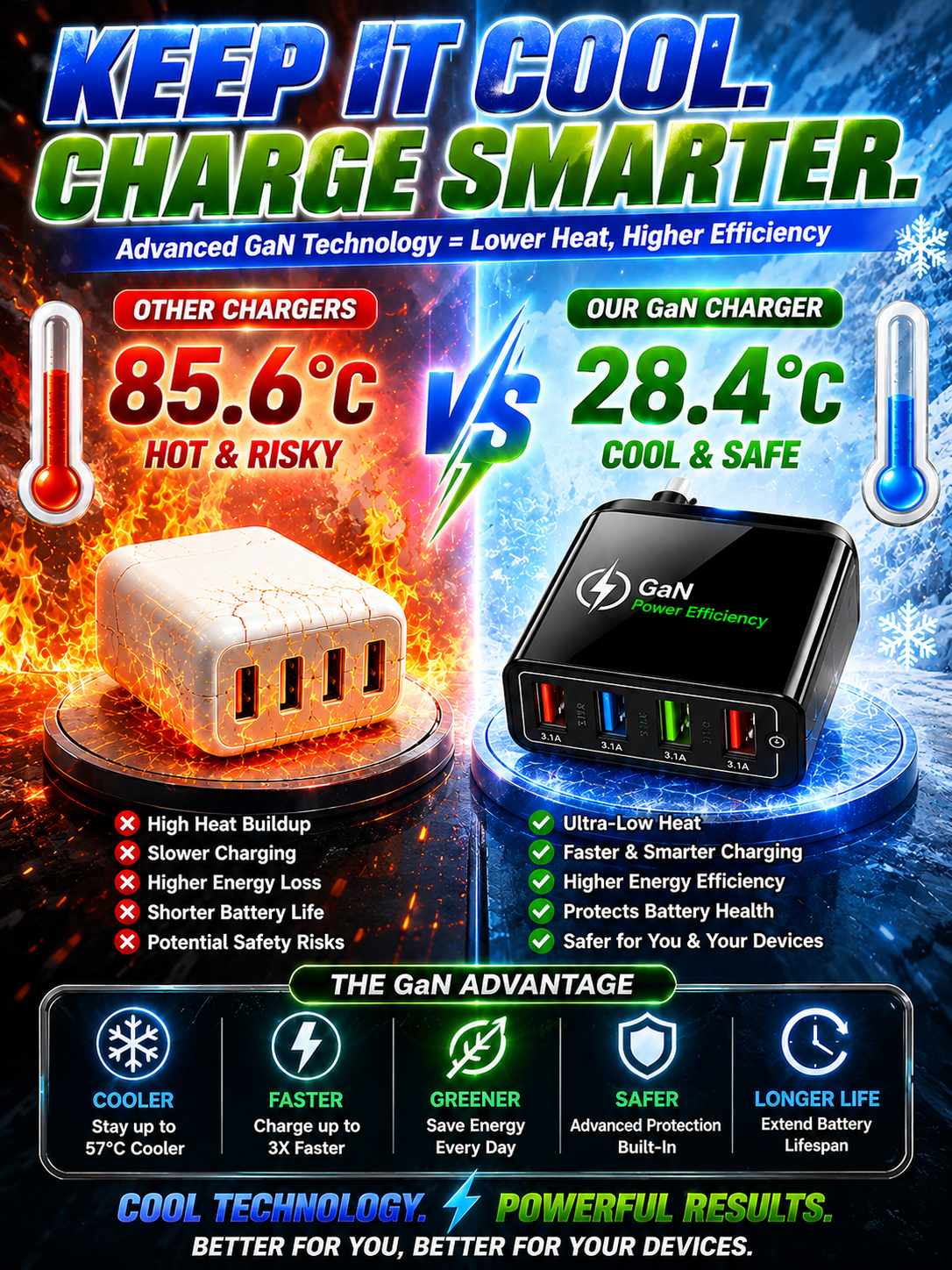 [Copy]【Improve Your Phone's Battery Life】⚡4-in-1 Travel Charger🚀 Make your 4-year-old smartphone charge faster than a new one