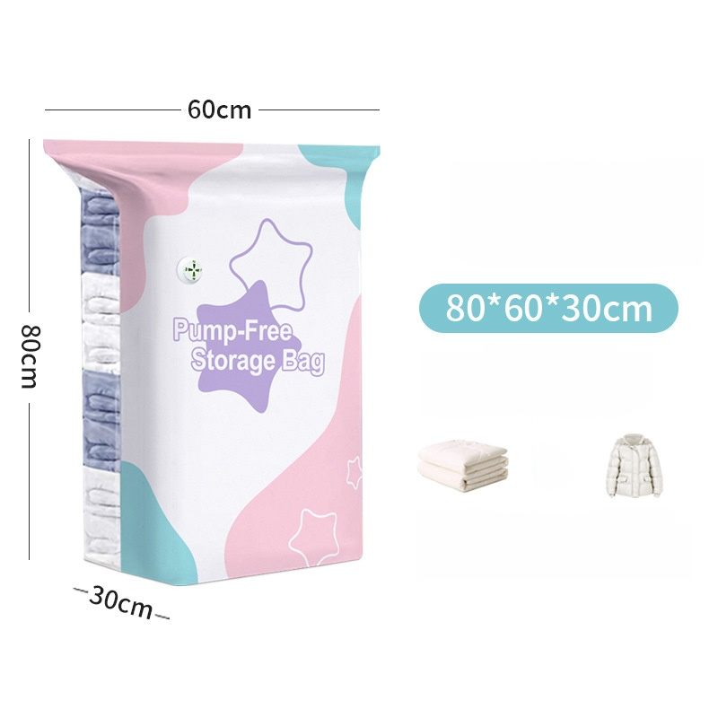 Vacuum Compression Bag Without Air Extraction
