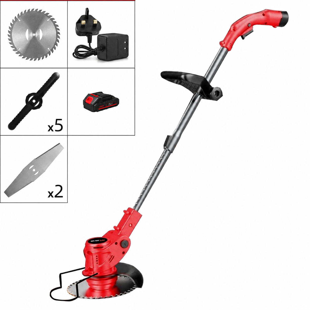 【Extra Long Battery Life】Electric Folding Lawn Mower ⚡⚡ Mows 200㎡ in just 10 minutes!