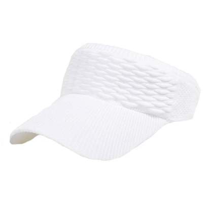 👒 Women's High Ponytail Sun Visor Hat – Breathable Open-Top UV Protection Cap for Running, Beach & Travel