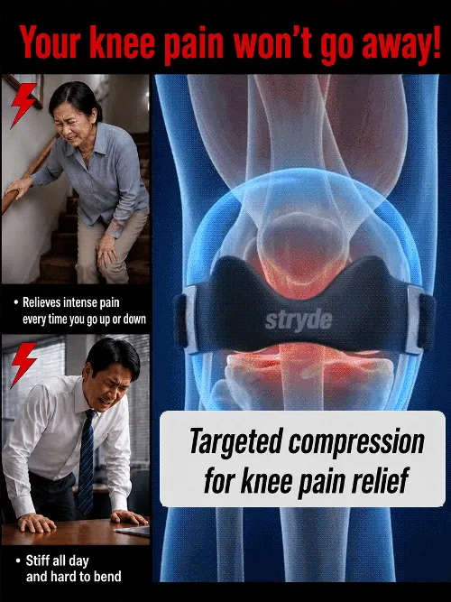 👩‍⚕️【Developed collaboratively by over 30 top orthopedic surgeons in the United States.】Lightweight Bionic Patella Stabilizer，Like a strong artificial ligament, it instantly lifts the exoskeleton, and pain disappears instantly!