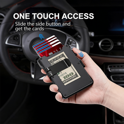 🎁 The perfect gift for your husband or father – the ultimate smart pop-up wallet: slim, secure, and RFID-blocking