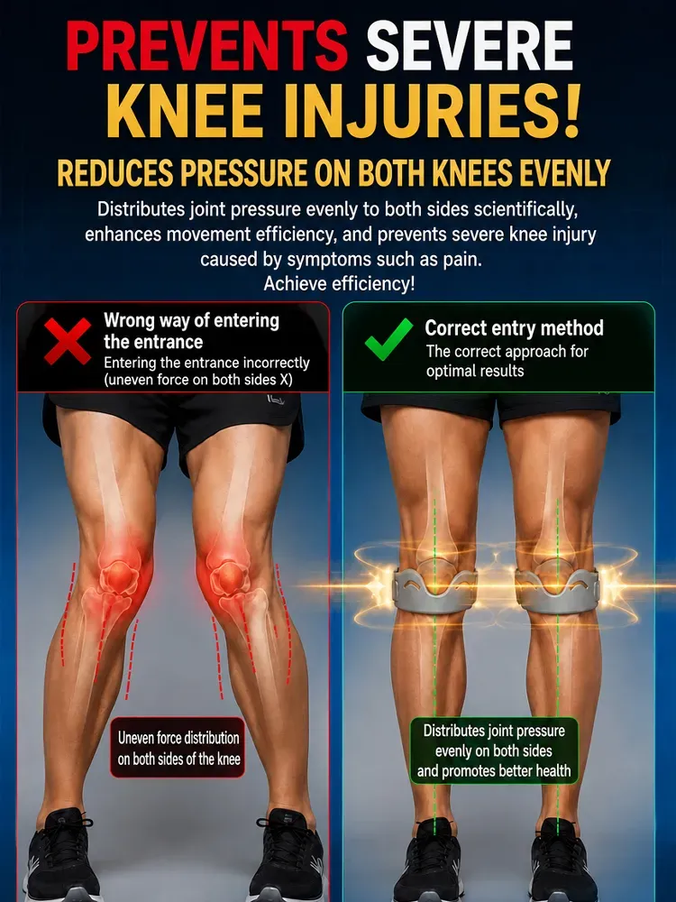 👩‍⚕️【Developed collaboratively by over 30 top orthopedic surgeons in the United States.】Lightweight Bionic Patella Stabilizer，Like a strong artificial ligament, it instantly lifts the exoskeleton, and pain disappears instantly!