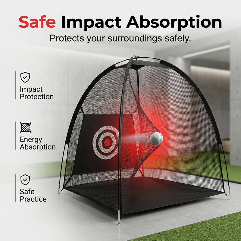 Golf Practice Net with Target
