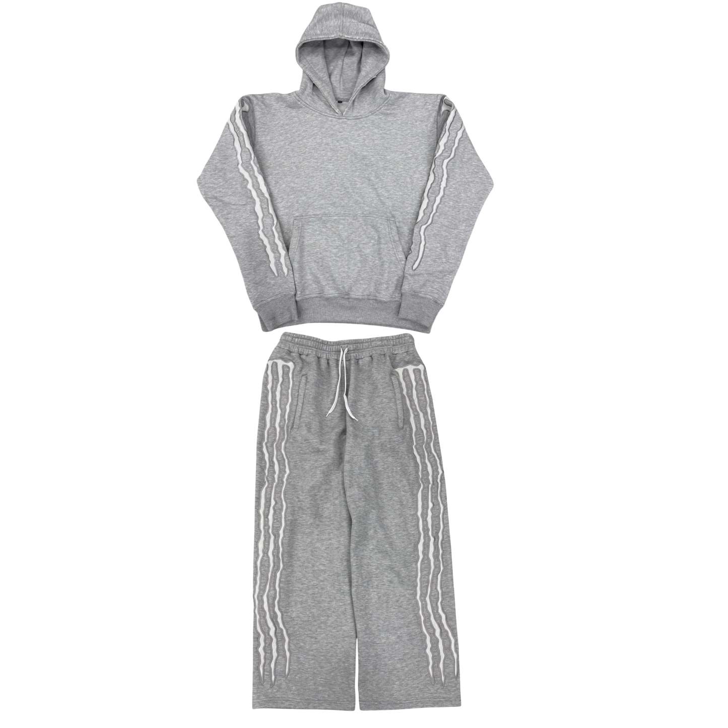 “MYOSCLUB TRIPLE STRIPE” SWEATSUIT GREY