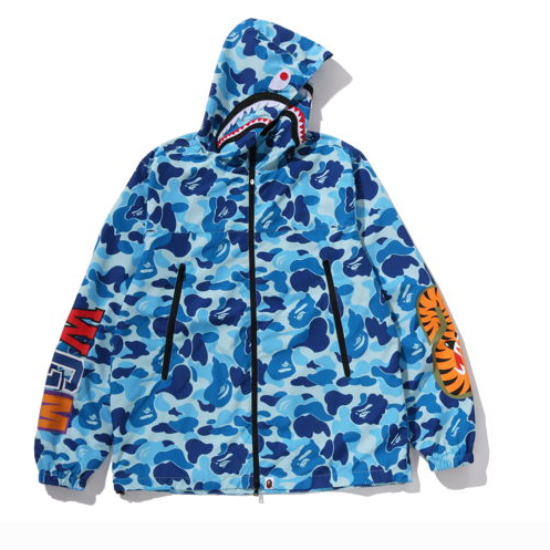 A Bathing Ape ABC Camo Shark Full Zip Hoody Pink - Used