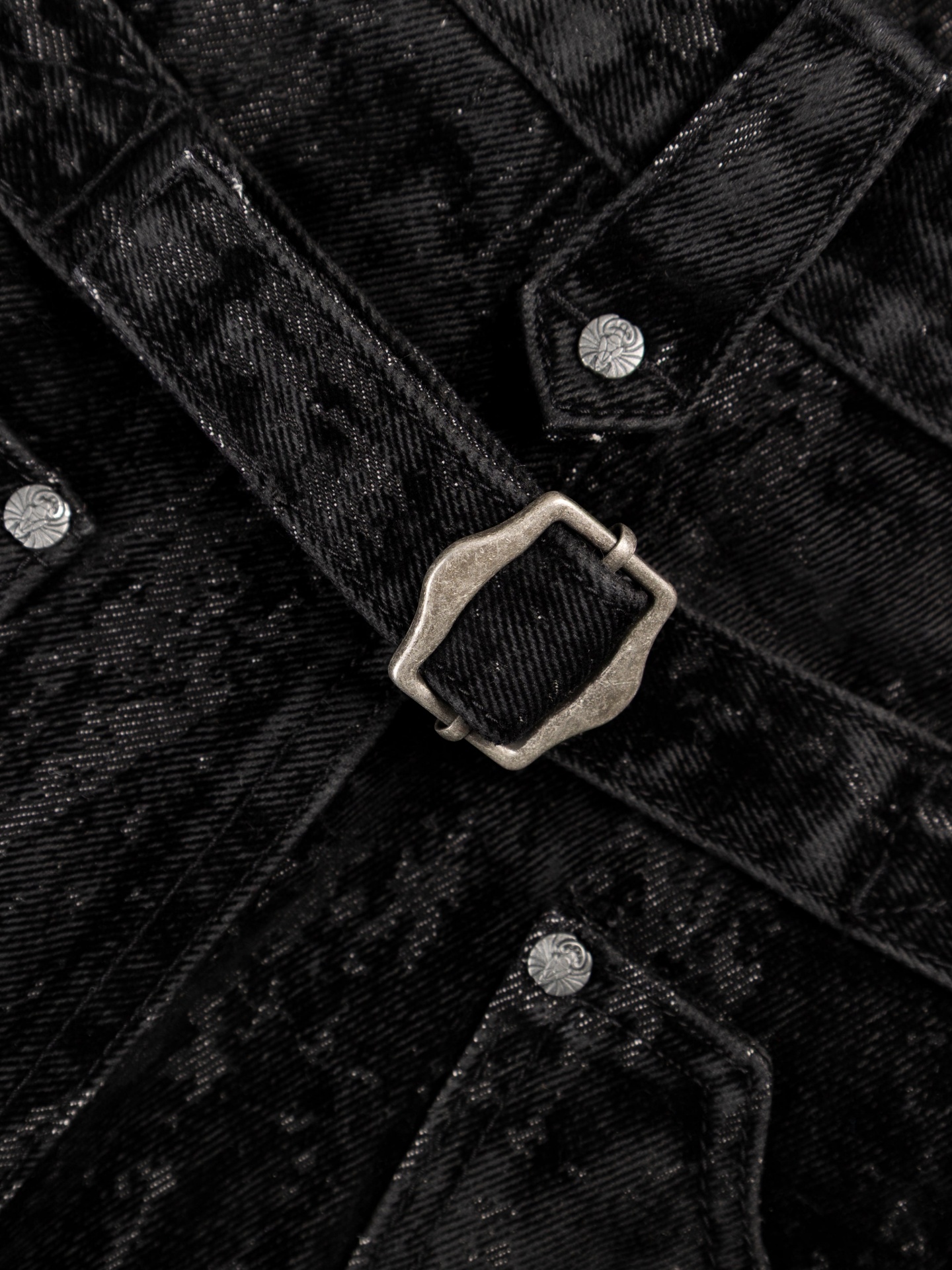 KNUCKLE BOOTCUT VELVET PANTS