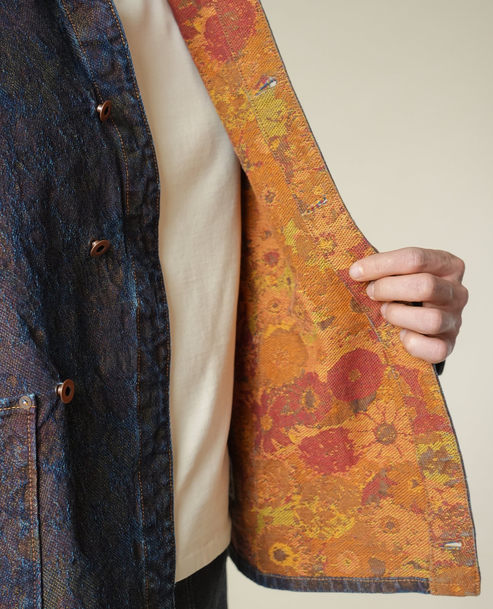 FLORAL DENIM JACKET