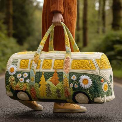 🔥50% OFF✨Hippie Van Quilted Duffle Bag