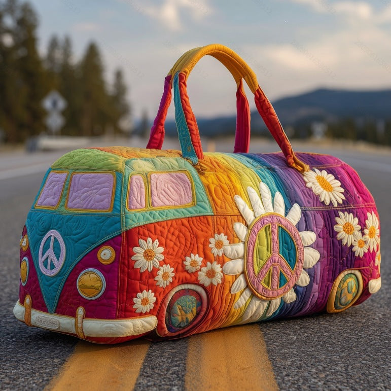 🔥50% OFF✨Hippie Van Quilted Duffle Bag