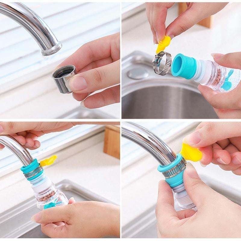 🔥Splash-proof Faucet Booster Filter