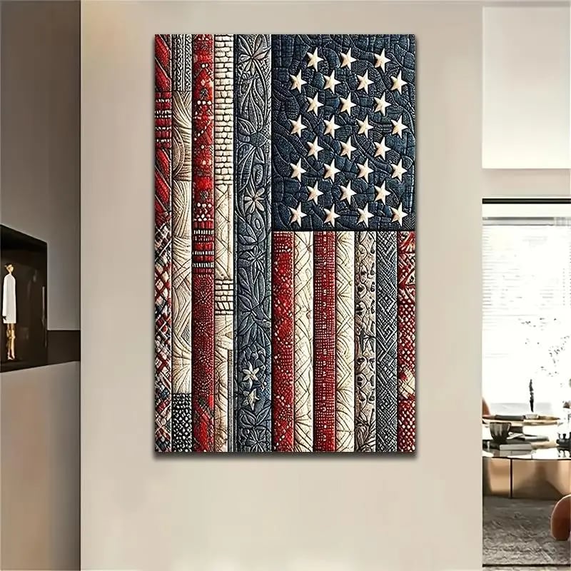 Beginner-Friendly!💎🇺🇸 American Flag DIY 5D Diamond Painting Kit❤
