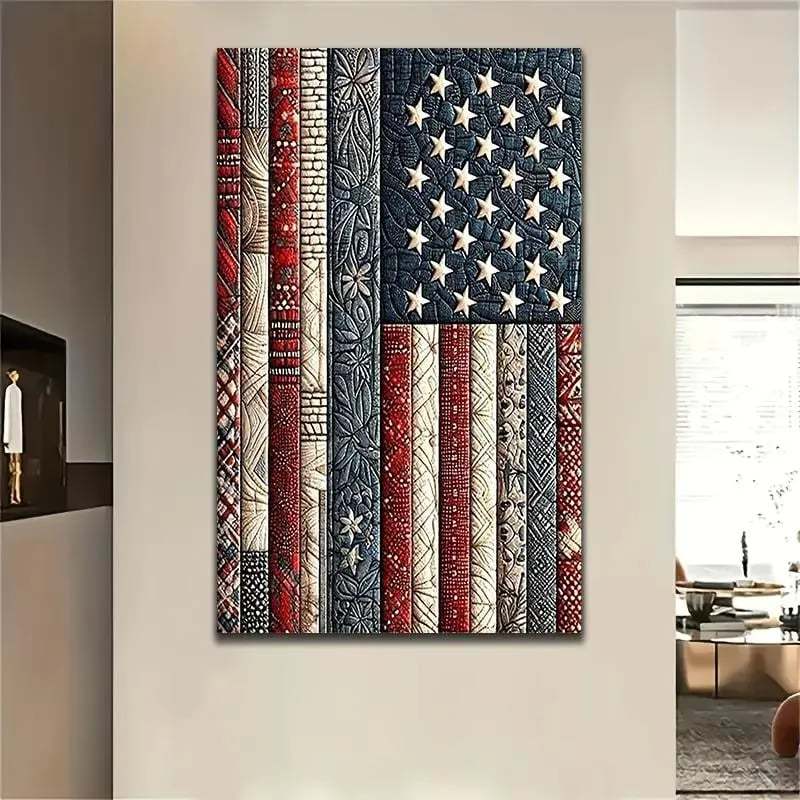 Beginner-Friendly!💎🇺🇸 American Flag DIY 5D Diamond Painting Kit❤
