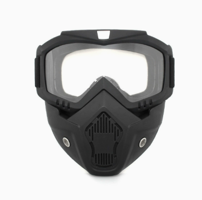🤿Multi-Functional Protective Face Mask - Auto-Darkening Welding Goggles, Anti-Fog Skiing Shield & Dustproof Yard Work Gear - All-Terrain Safety Mask