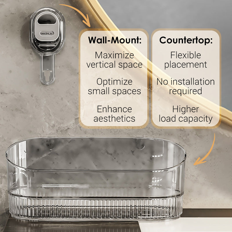 🔥Hot Sale 50% Off🔥Suction Cup Storage Rack with Drain Hole