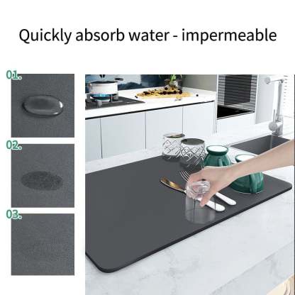 New Kitchen Super Absorbent Draining Mat