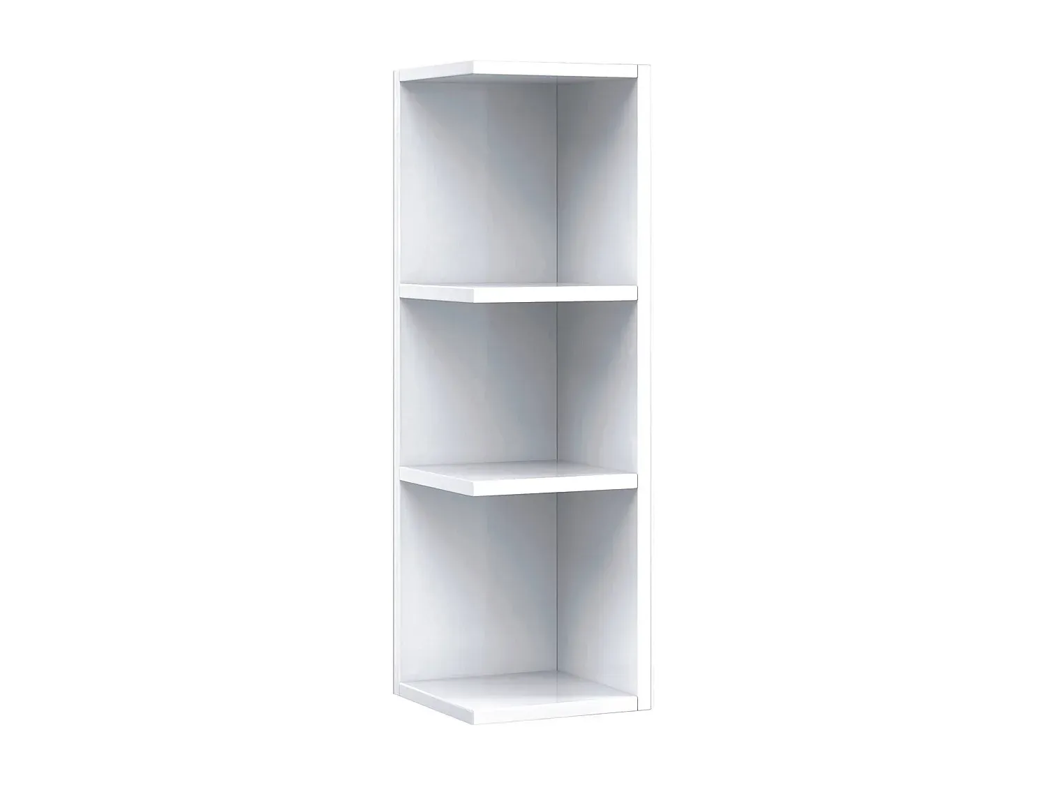 Eckschrank mit offenen Regalen für Badezimmer, 20x20x65 cm, Weiß-nestelivoa.com
