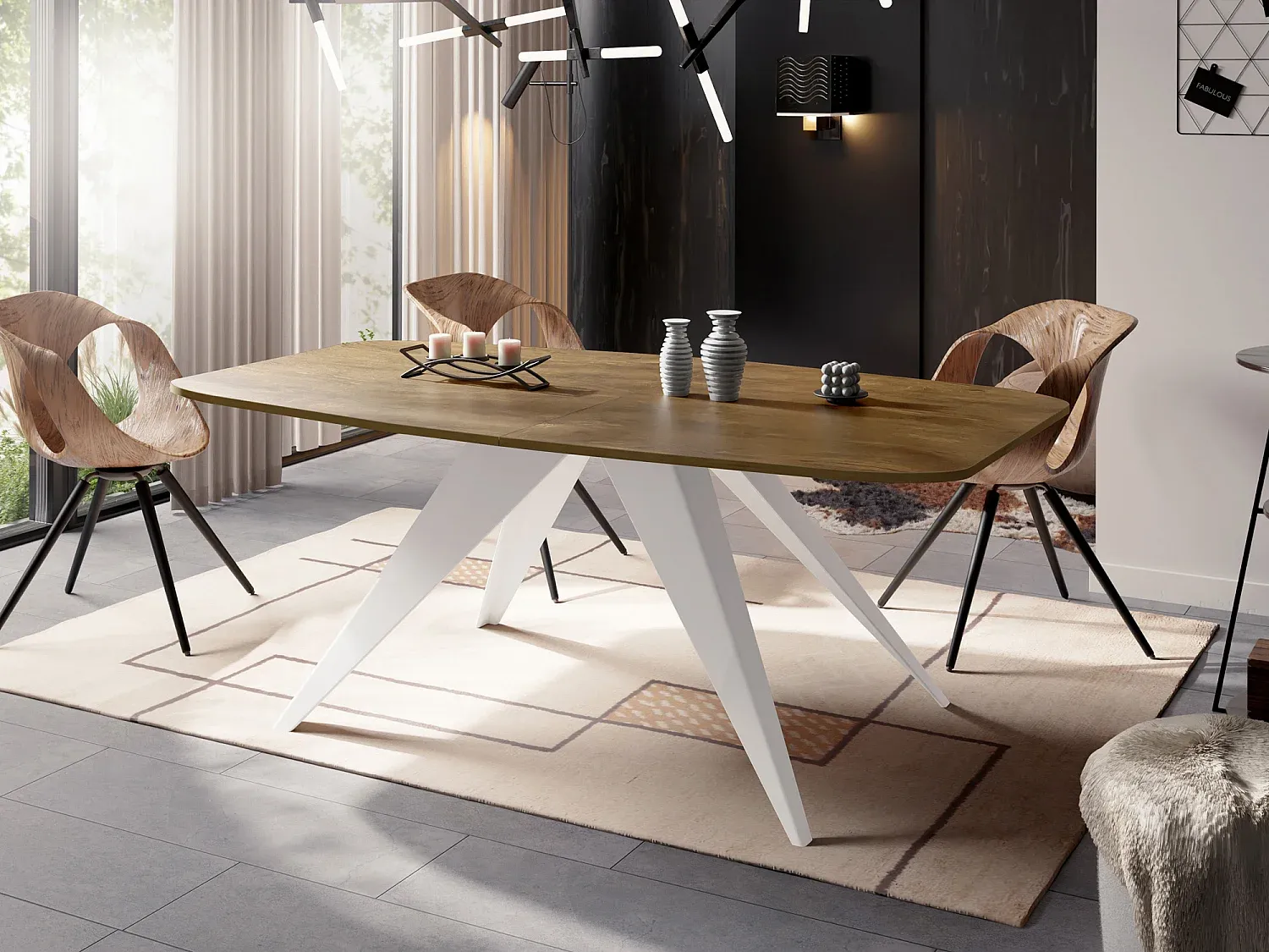 Esszimmer und Küche,Esszimmermöbel,Ausziehbarer Tisch-nestelivoa.com