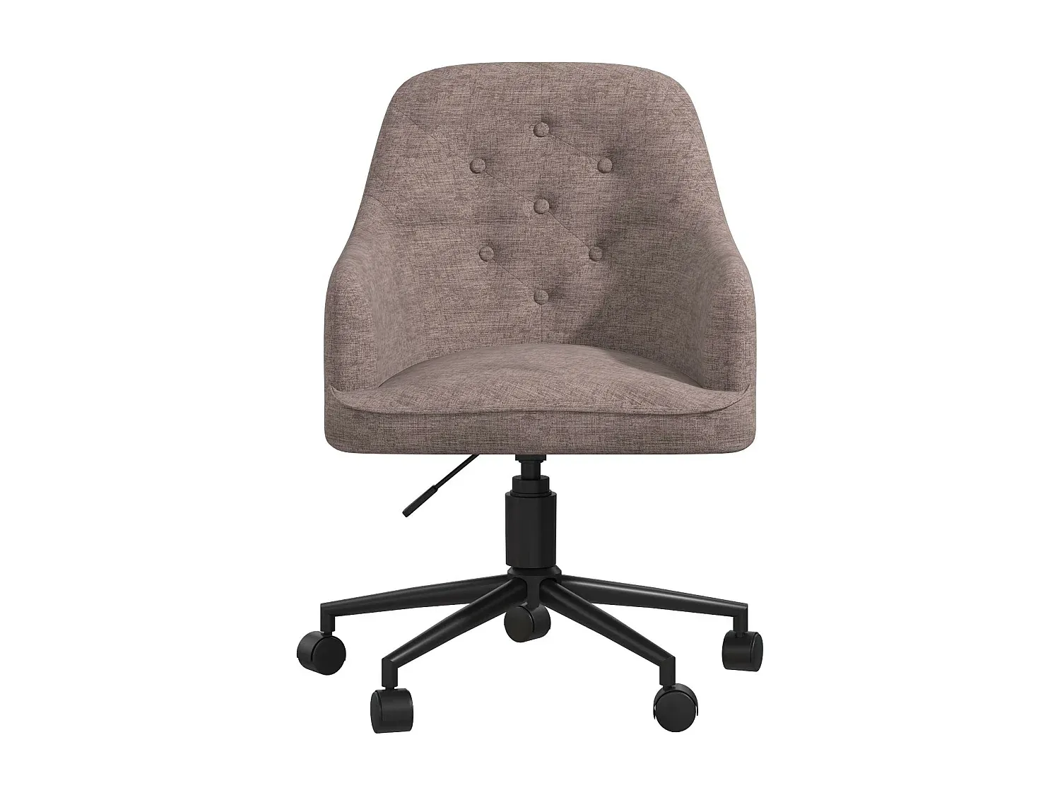 Ergonomischer Drehstuhl mit Leinenbezug in Grau-nestelivoa.com