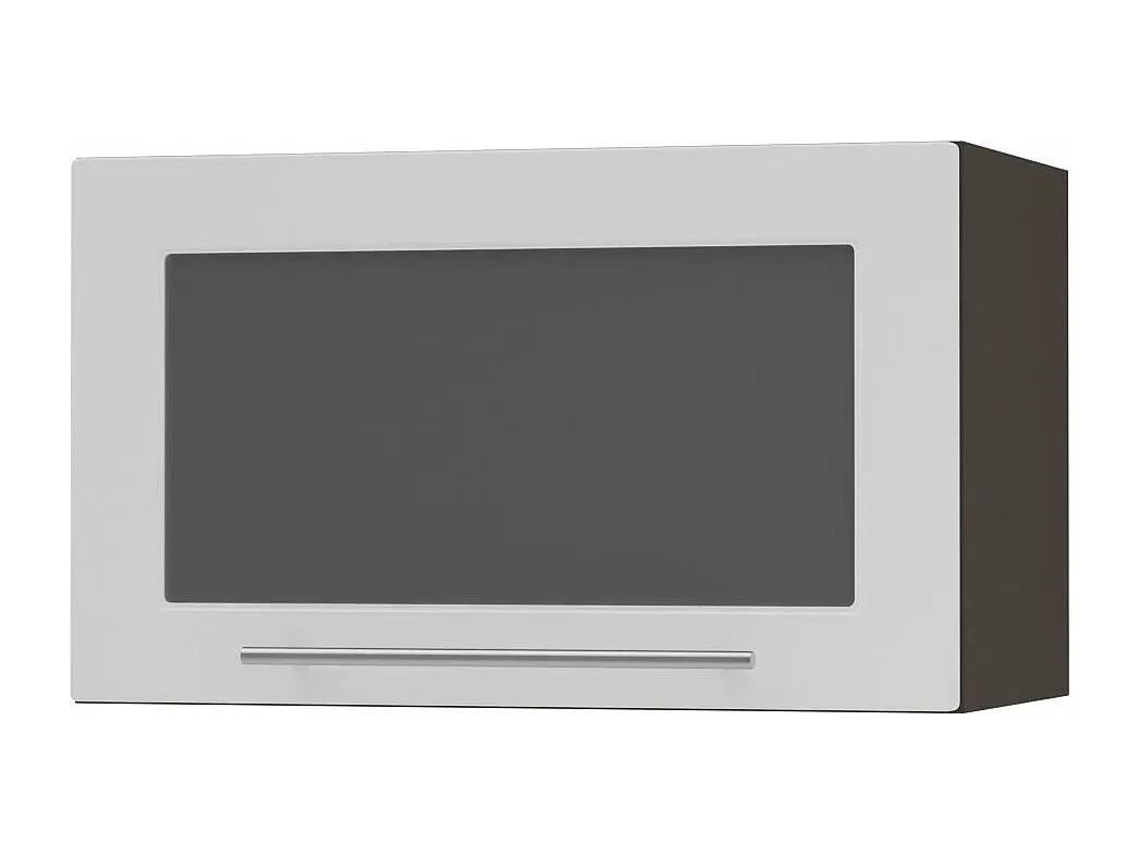 Hängeschrank in Weiß und Lava Matt, 60x32,5x36 cm-nestelivoa.com