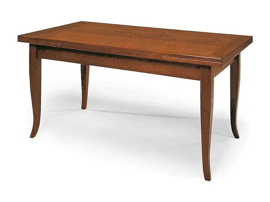 Ausziehbarer Esstisch in Nussbaumoptik 160-240 cm-nestelivoa.com